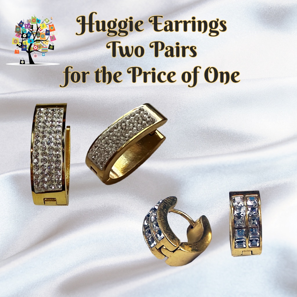 Huggie Earrings Two Pairs For The Price Of One